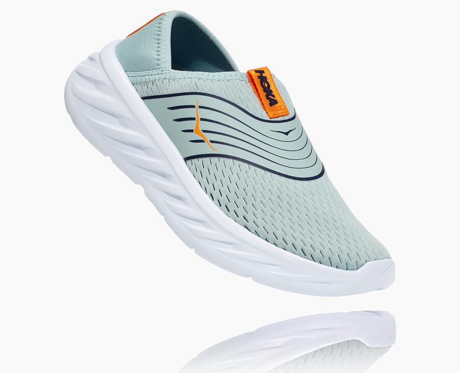 Sandale Hoka One One Ora Recovery Femme - Bleu/Blanche - ICT-543901